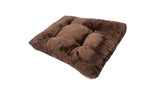 Brown Flat Dog Bed