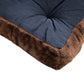 Brown Flat Dog Bed