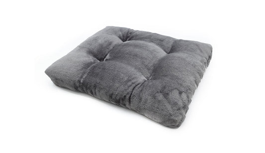 Grey Flat Dog Bed