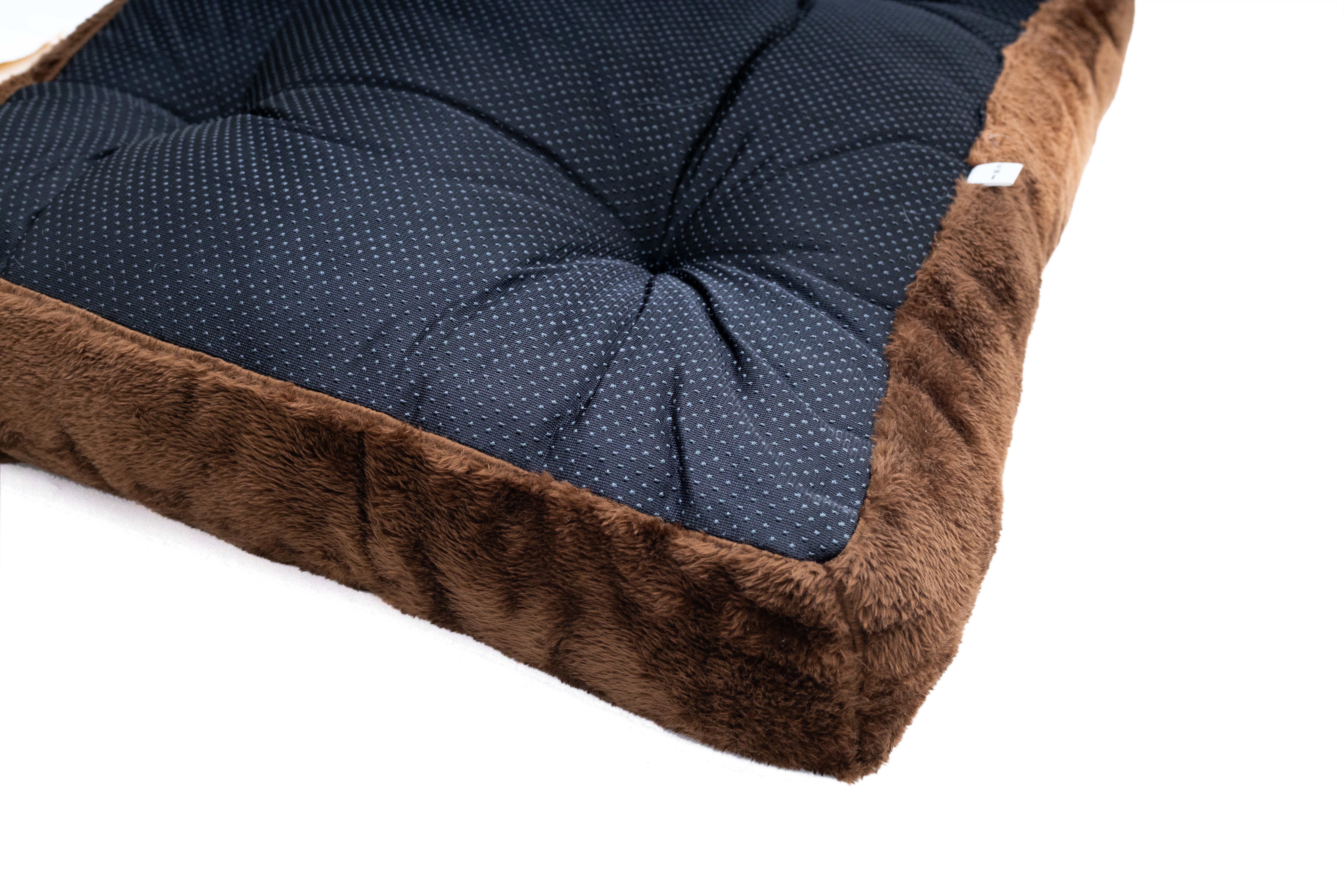 Grey Flat Dog Bed