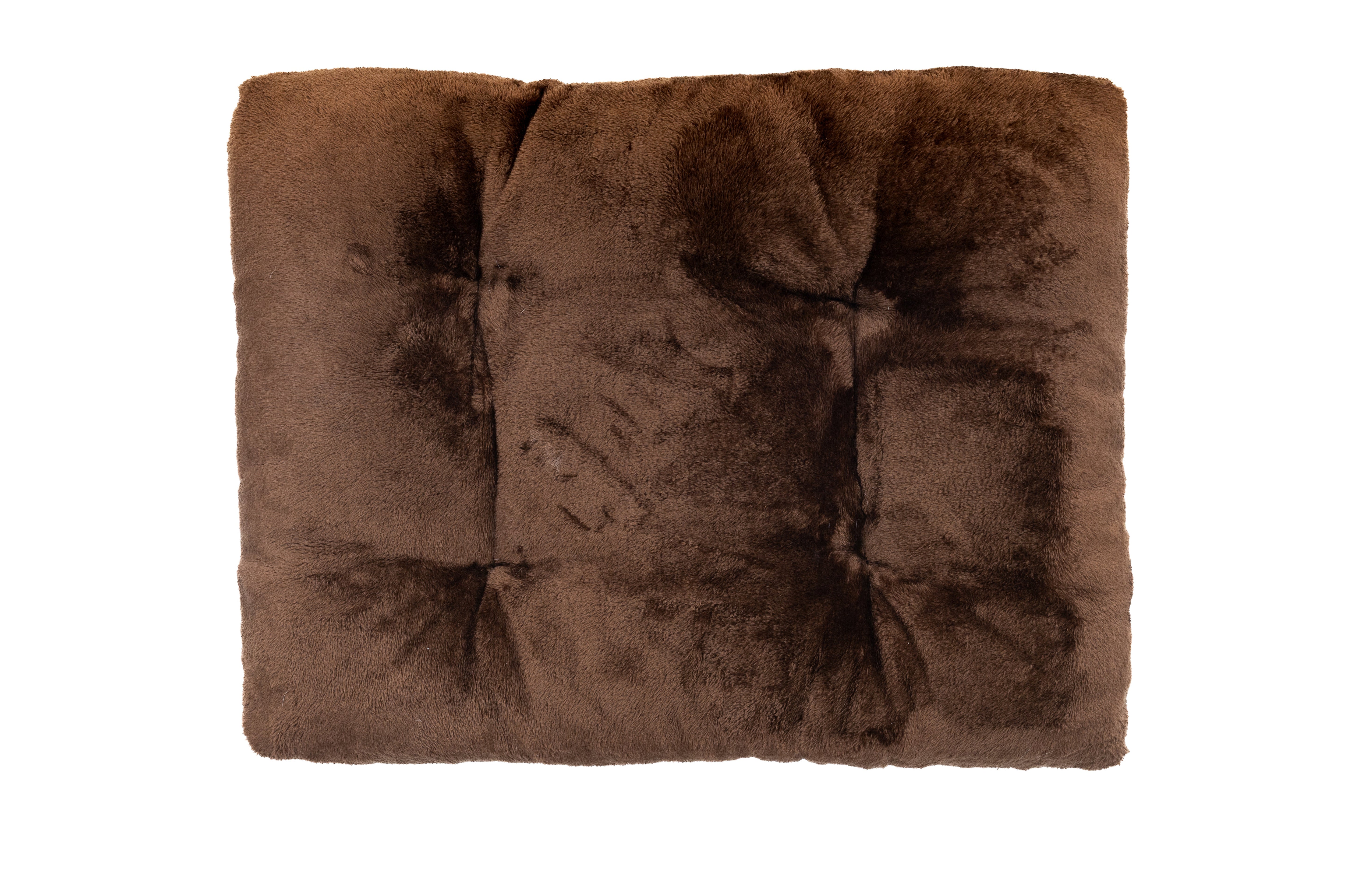 Grey Flat Dog Bed