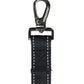 Black Flat Nylon Dog Leash