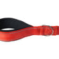 Red Flat Nylon Dog Leash