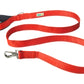 Red Flat Nylon Dog Leash