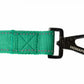 Poly Green Flat Nylon Dog  Leash