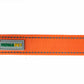 F Orange Flat Nylon Dog Leash