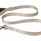 Ivory Flat Nylon Dog Leash