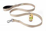 Ivory Flat Nylon Dog Leash