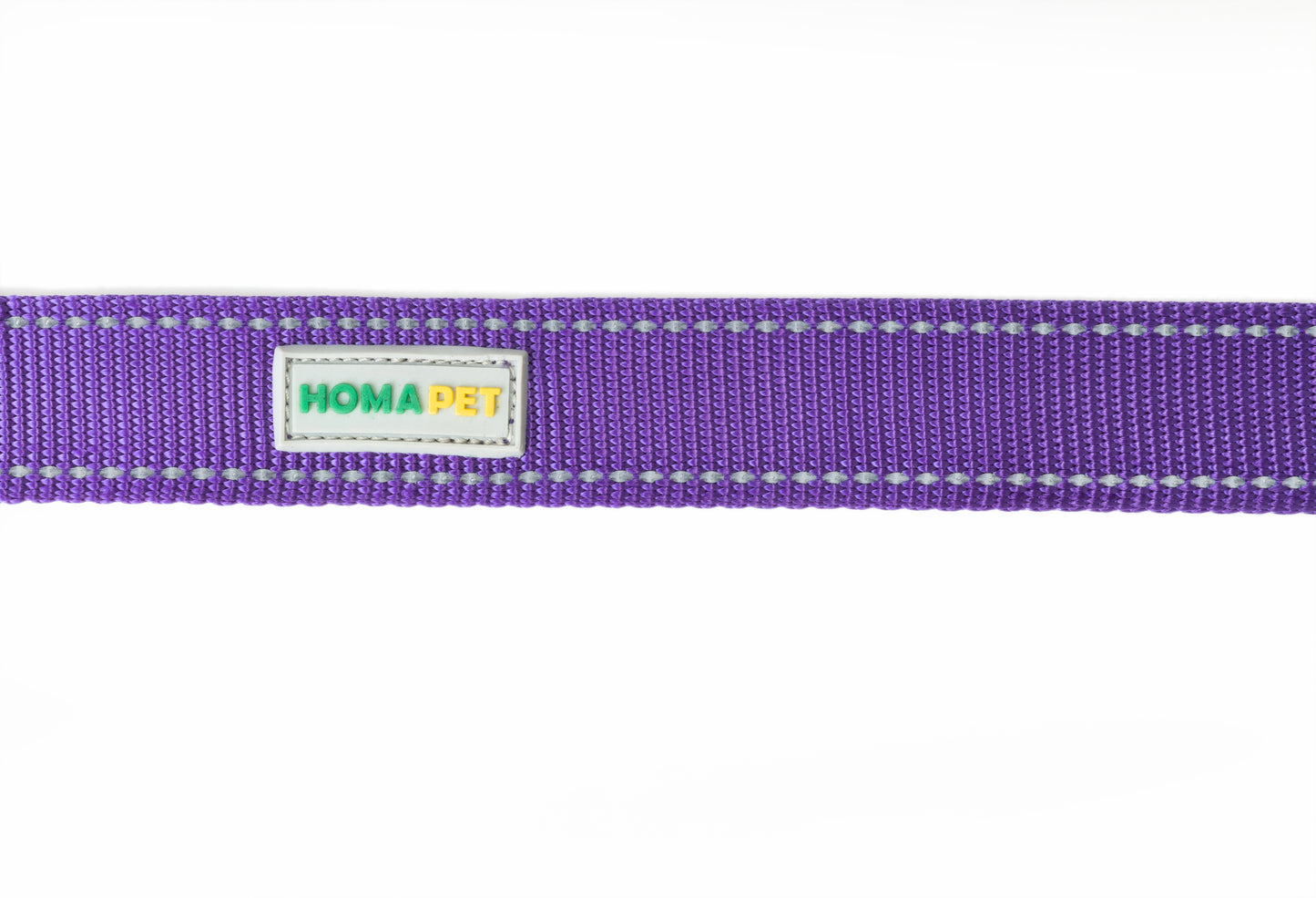 Violet Flat Nylon Dog Leash