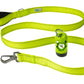 FS Green Flat Nylon Dog Leash