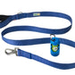 Sodalite Blue Flat Nylon Dog Leash