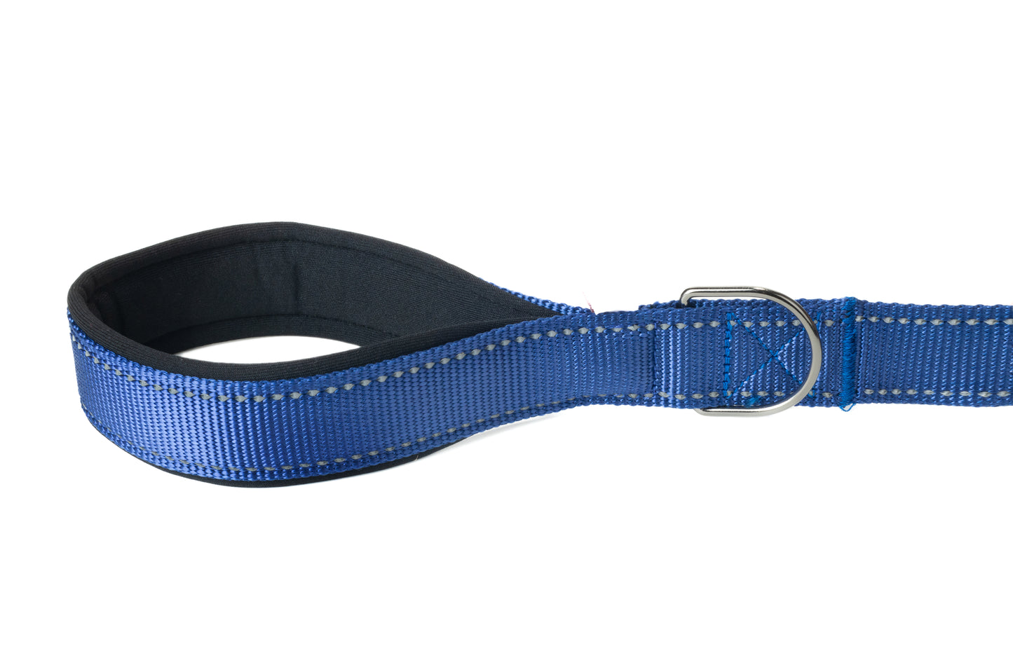 Sodalite Blue Flat Nylon Dog Leash