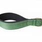 Olive Green Flat Nylon Dog Leash