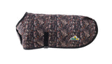 Forest Camo Alps Dog Coat with 100 GSM Padding - Printed