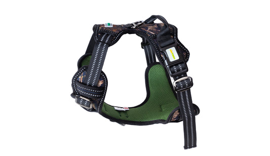 Forest Camo No Pull Dog Harness Printed