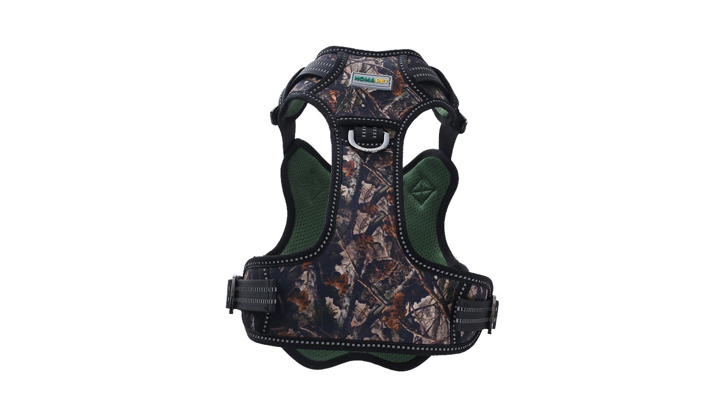 Forest Camo Tactical Dog Harness Printed