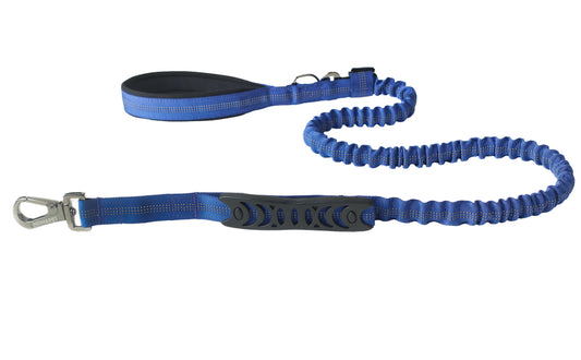 Sodalite Blue Nylon Full Bungee Dog Leash