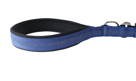 Sodalite Blue Nylon Full Bungee Dog Leash