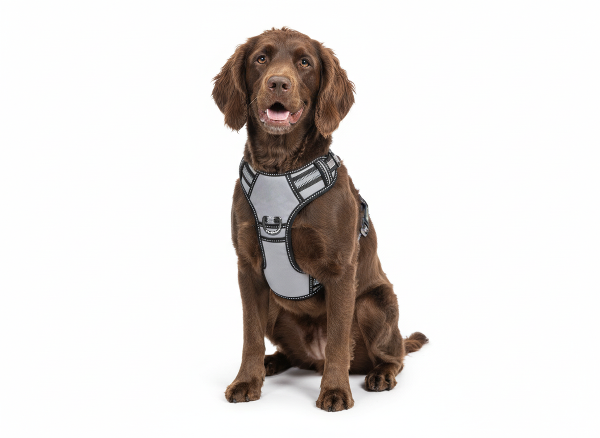 Light Grey Pull Dog Harness – Homapet