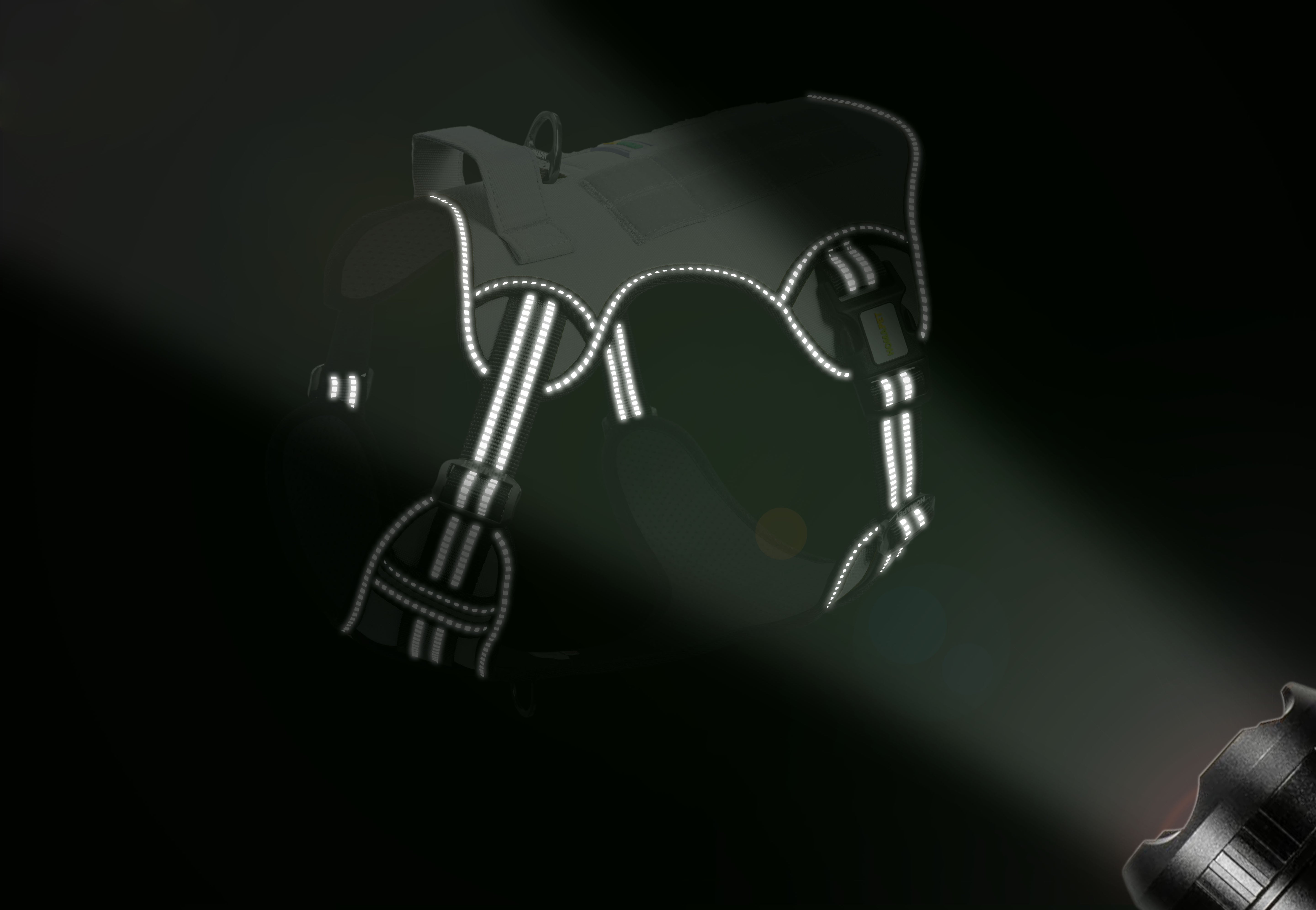 Light Grey Tactical Dog Harness