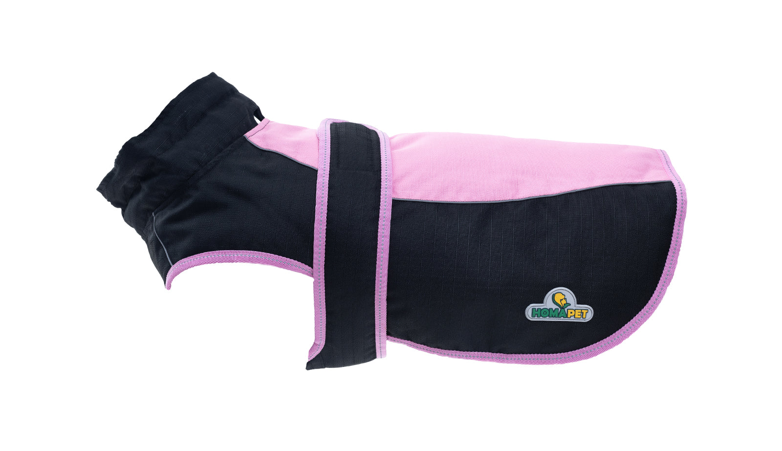 Poly Green Dark Grey Himalaya Dog Coat with 200 GSM Padding - Flat
