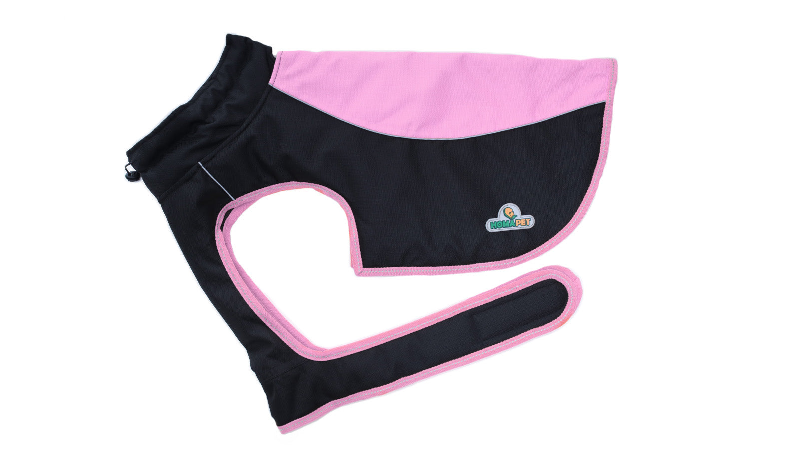 Violet Dark Grey Himalaya Dog Coat with 200 GSM Padding - Flat