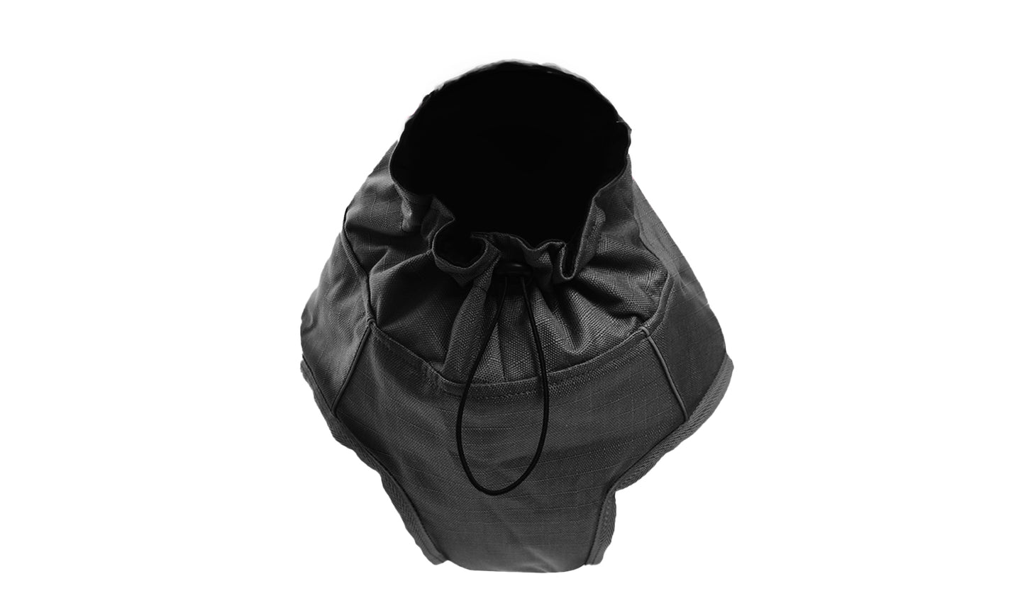 Lilac Sachet  Dark Grey Himalaya Dog Coat with 200 GSM Padding - Flat