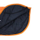 Orange  Black Himalaya Dog Coat with 200 GSM Padding - Flat