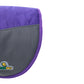 Violet  Dark Grey Himalaya Dog Coat with 200 GSM Padding - Flat