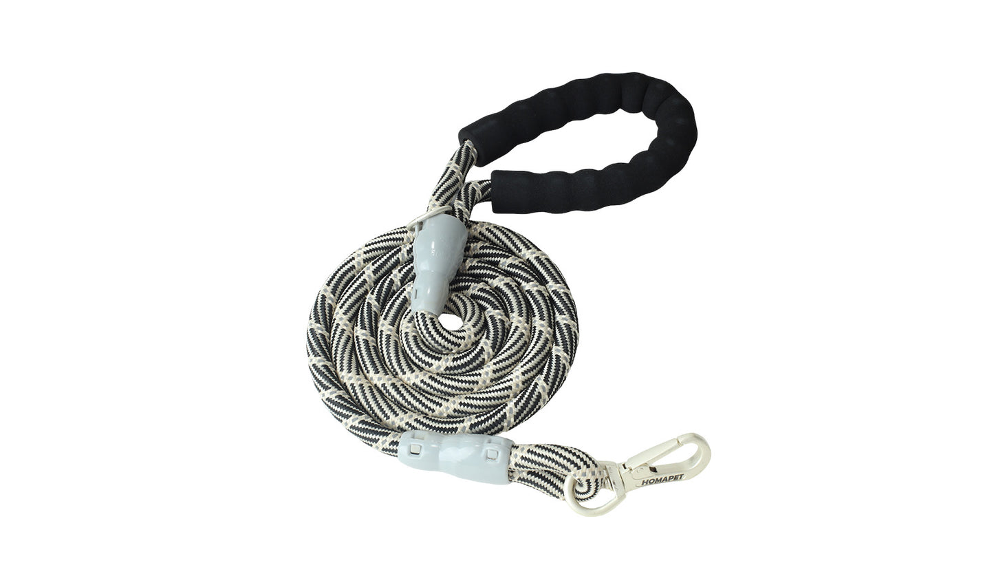 Ivory Black Westalee Polyester Reflective Dog Rope