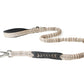 Ivory Nylon Full Bungee Dog Leash