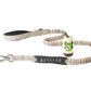 Ivory Nylon Full Bungee Dog Leash