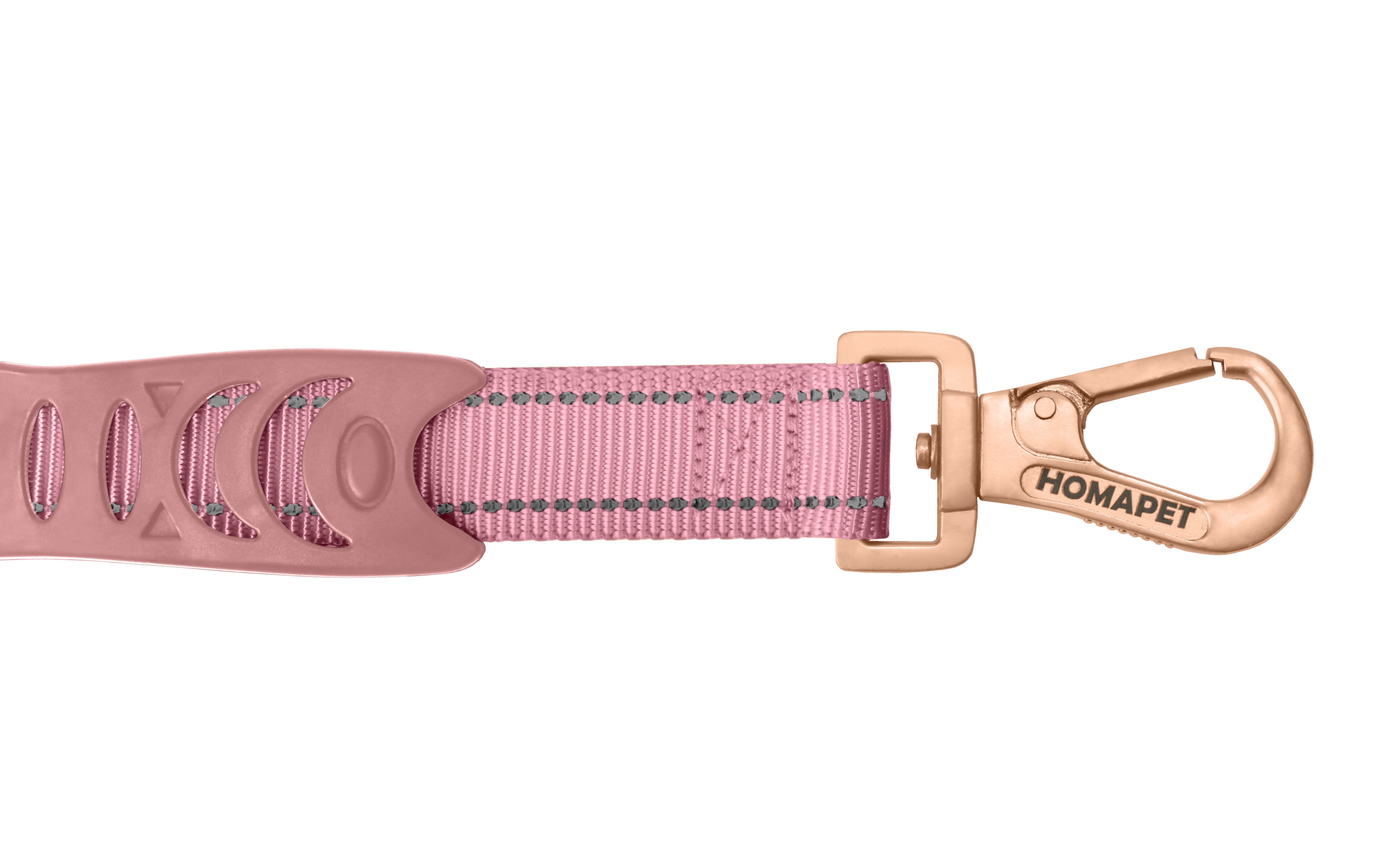 Lilac Sachet Nylon Adjustable Bungee Dog Leash