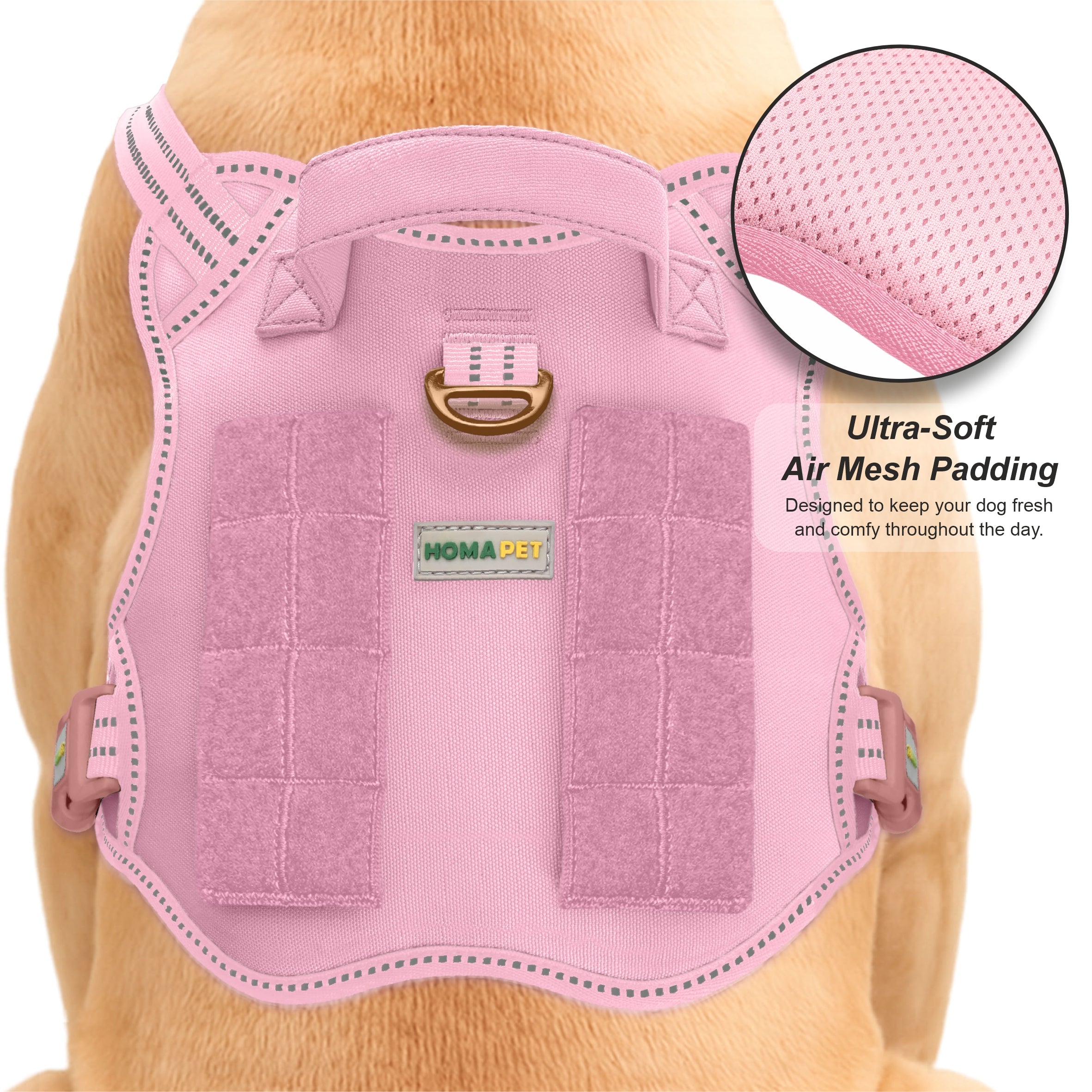 Lilac Sachet Tactical Dog Harness