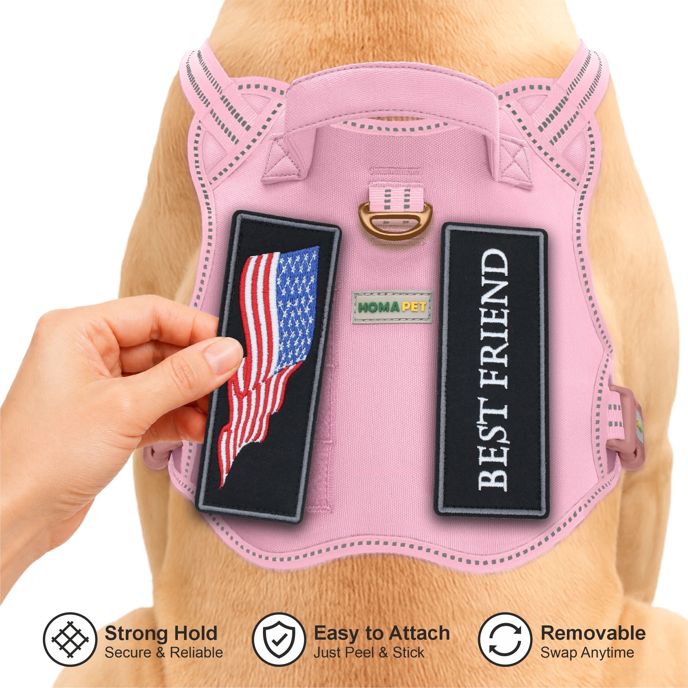Lilac Sachet Tactical Dog Harness