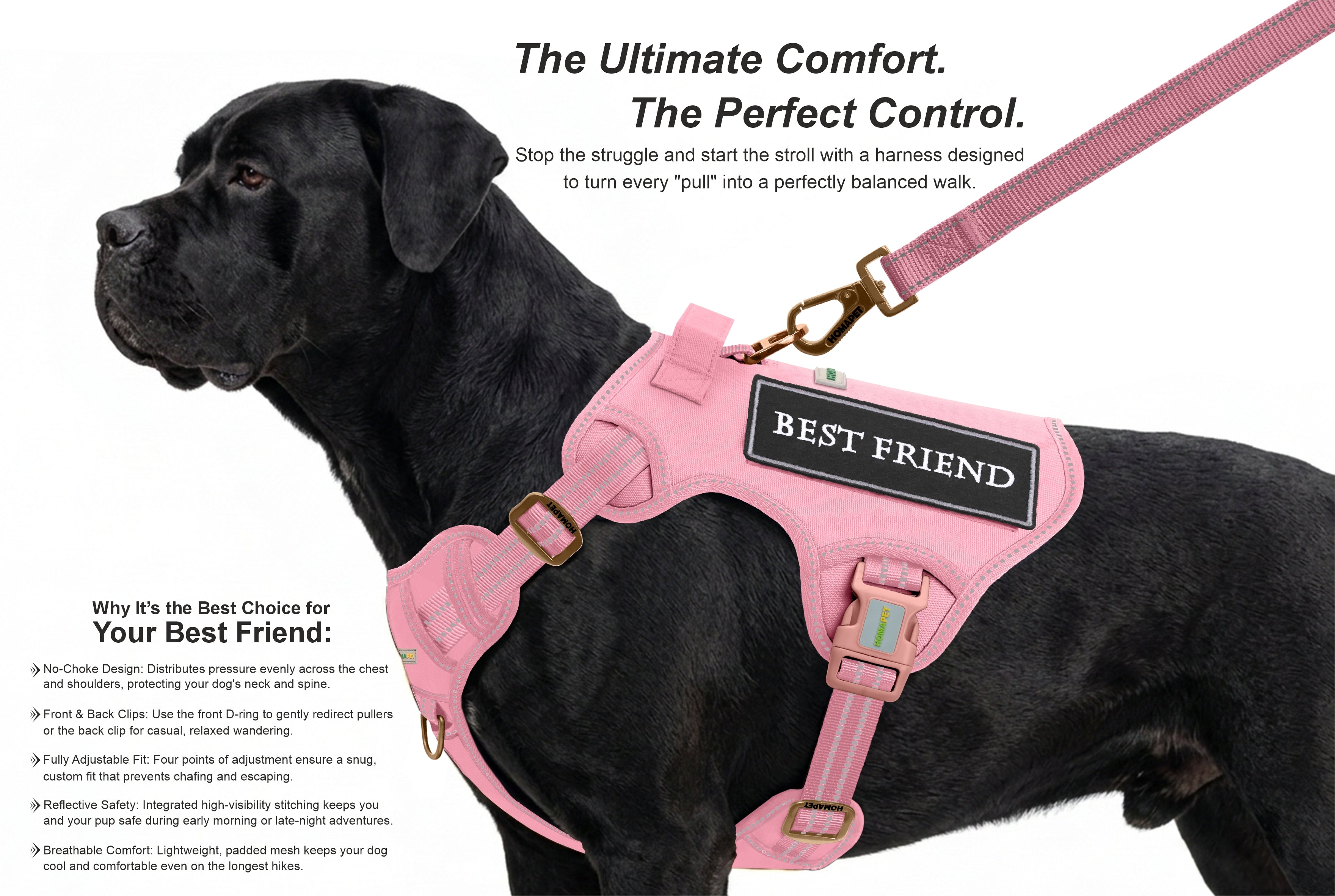Lilac Sachet Tactical Dog Harness