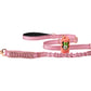 Lilac Sachet Nylon Adjustable Bungee Dog Leash