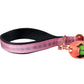 Lilac Sachet Nylon Full Bungee Dog Leash