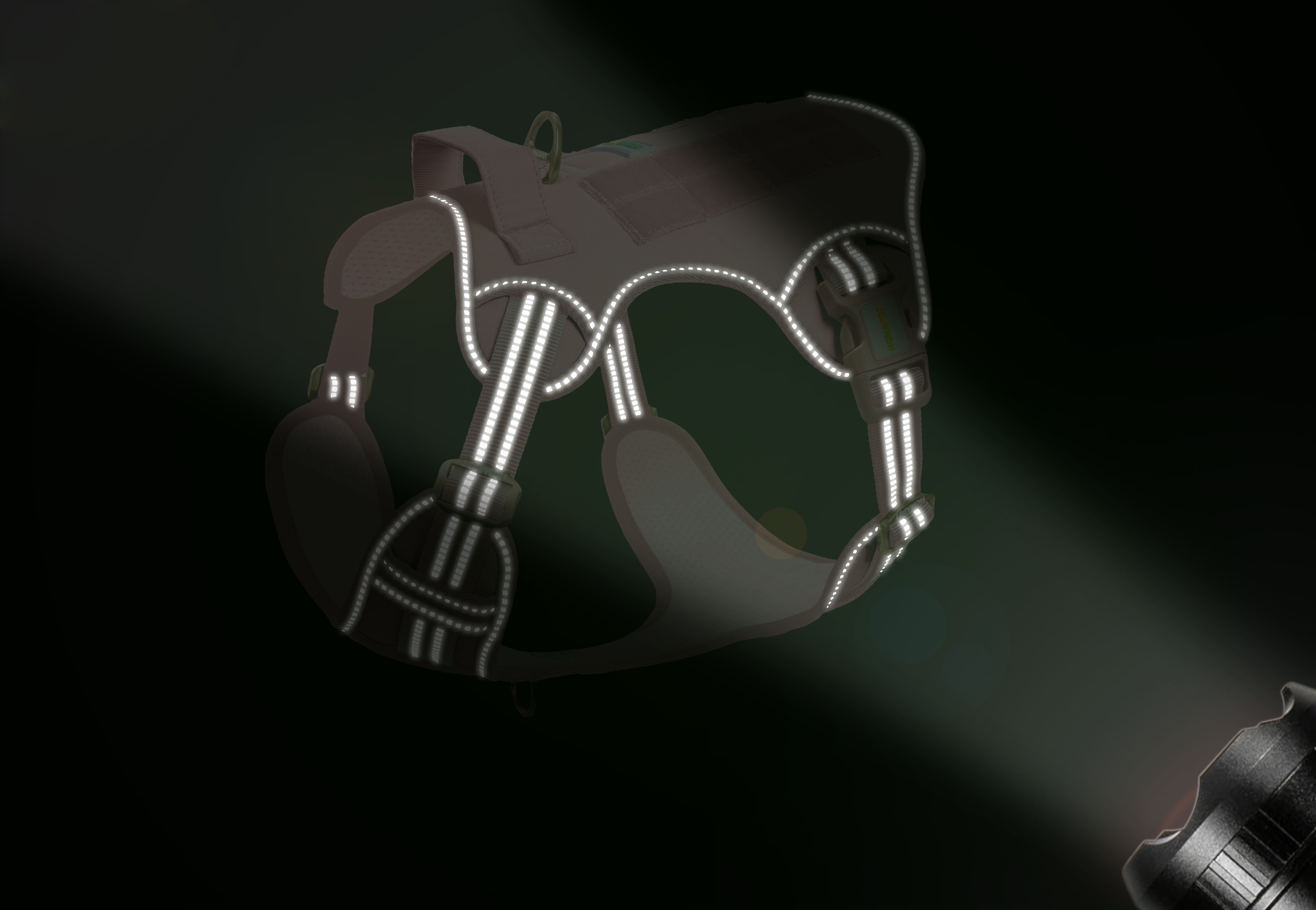 Lilac Sachet Tactical Dog Harness