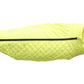 Lime Green Dog Quilted Jacket - Flat