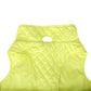 Lime Green Dog Quilted Jacket - Flat