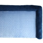 Navy & Sky Blue L Shape Dog Bed