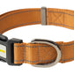 Copper Brown Nylon Dog Collar