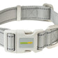 Light Grey Nylon Dog Collar