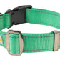 Poly Green Nylon Dog Collar