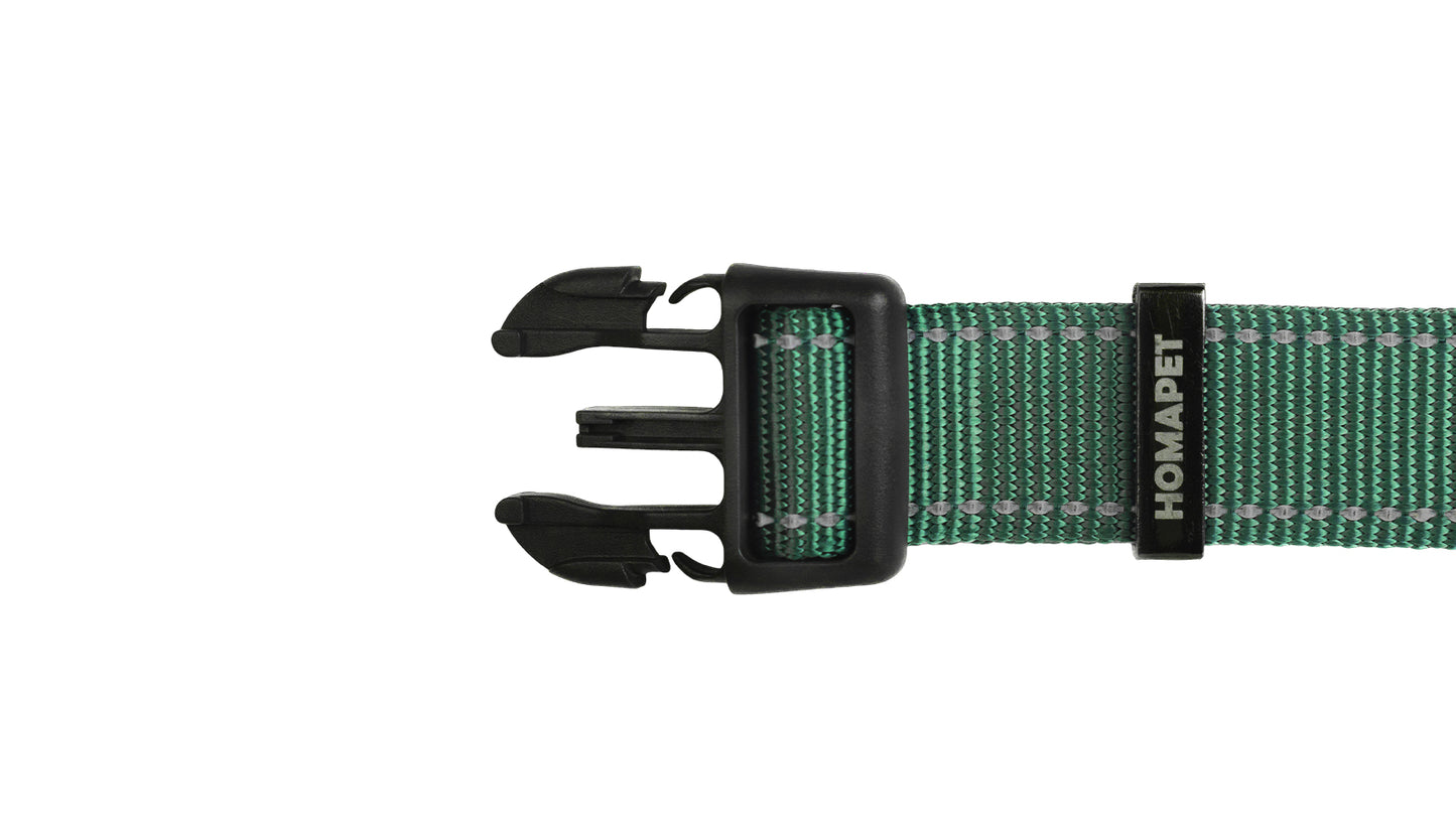 Poly Green Nylon Dog Collar