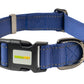 Sodalite Blue Nylon Dog Collar