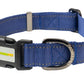 Sodalite Blue Nylon Dog Collar