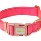 Pink Nylon Dog Collar