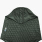 Olive Green Dog Quilted Jacket - Flat